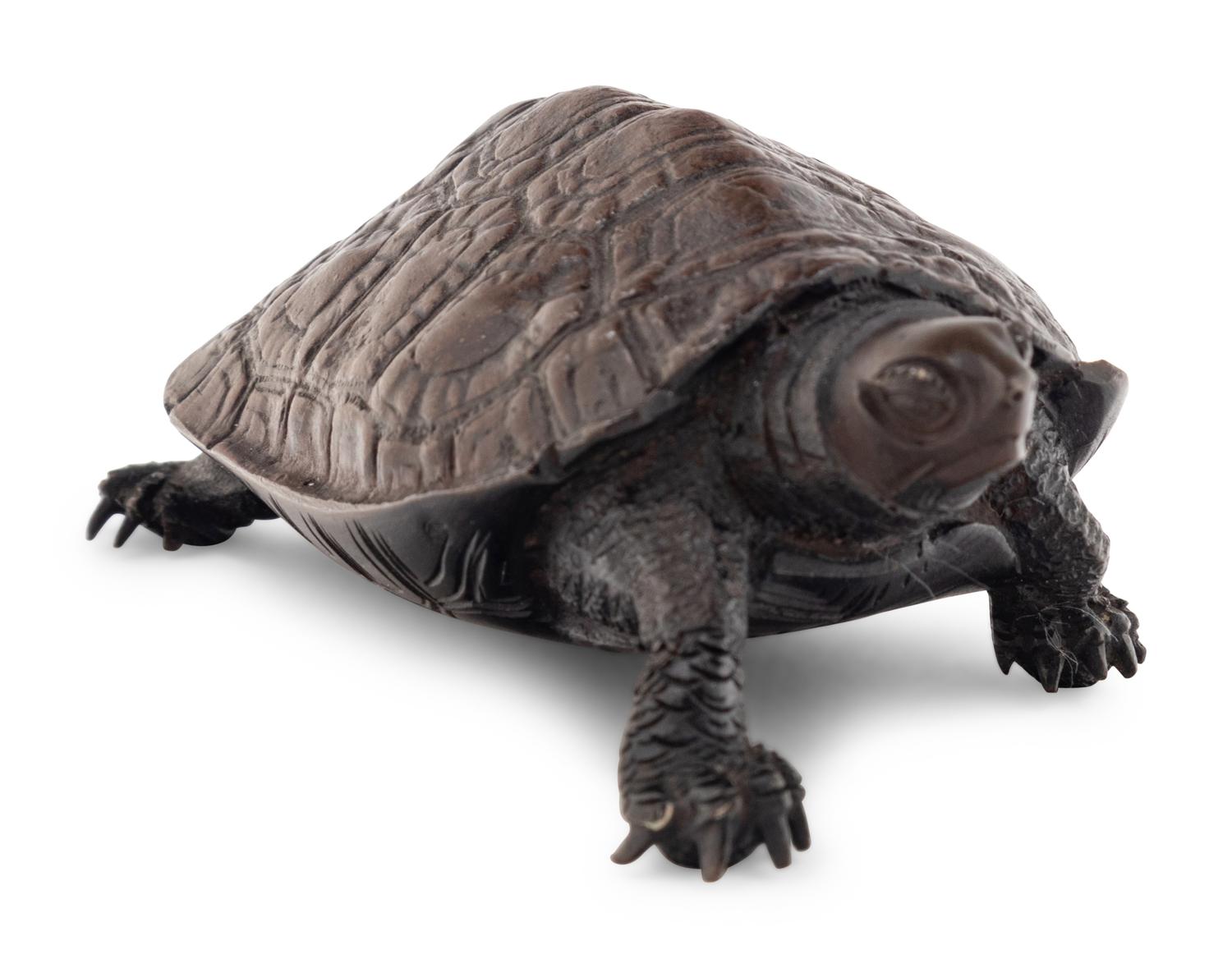 A Bronze 'Turtle' Okimono