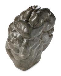 A Large Inuit Carved Stone Figural Group