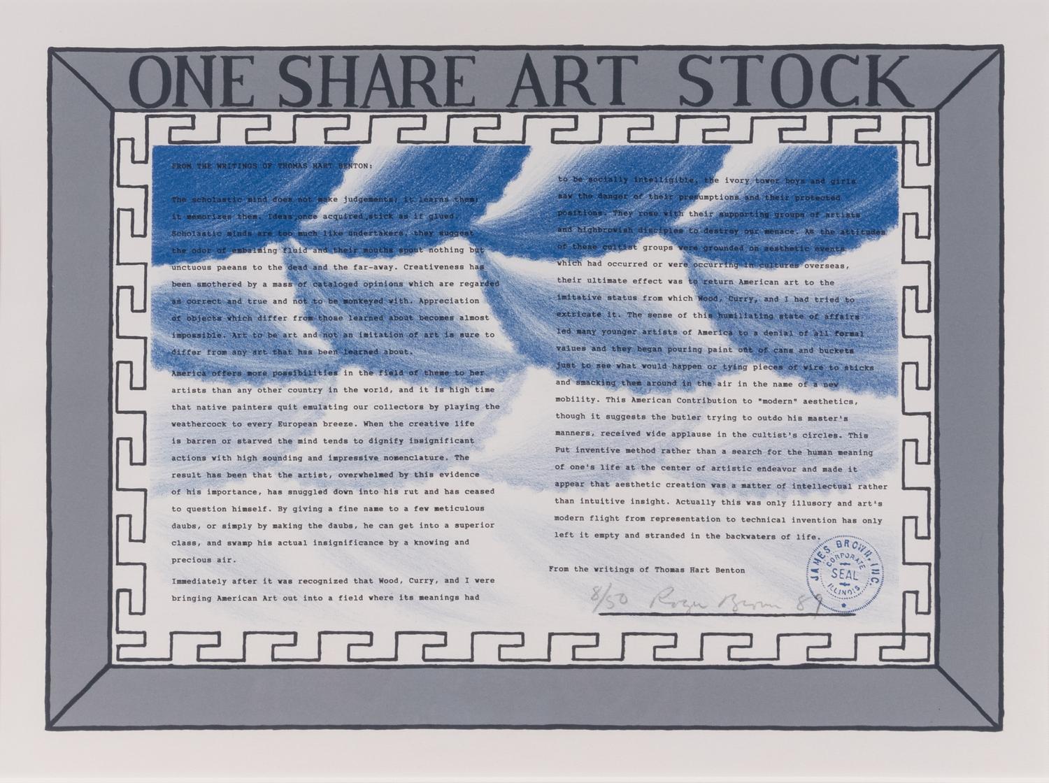 One Share Art Stock