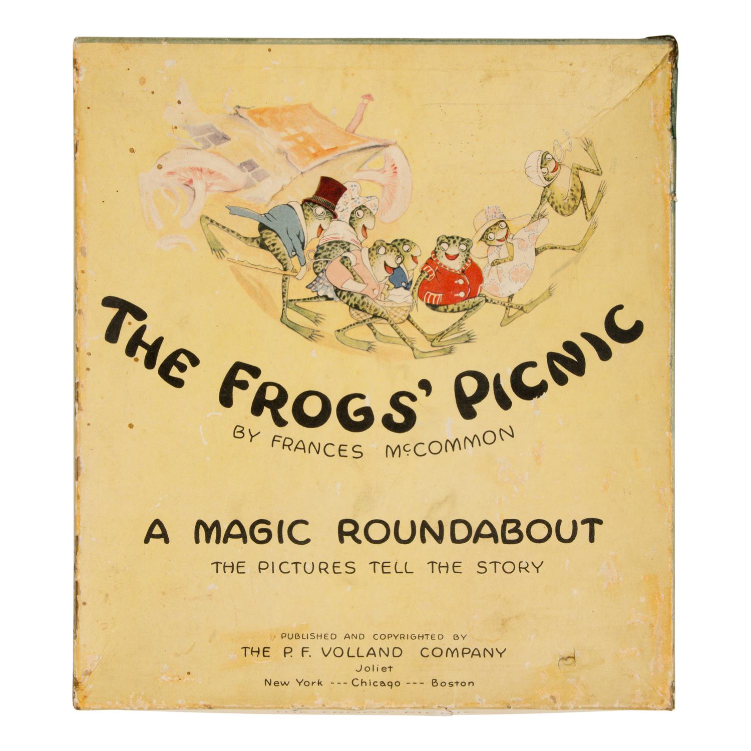 [Movable Books]. McCommon, Frances. The Frogs' Picnic . Joliet, et al: P.F. Volland Company, 1931.