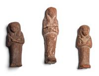Three Egyptian Terracotta Ushabtis