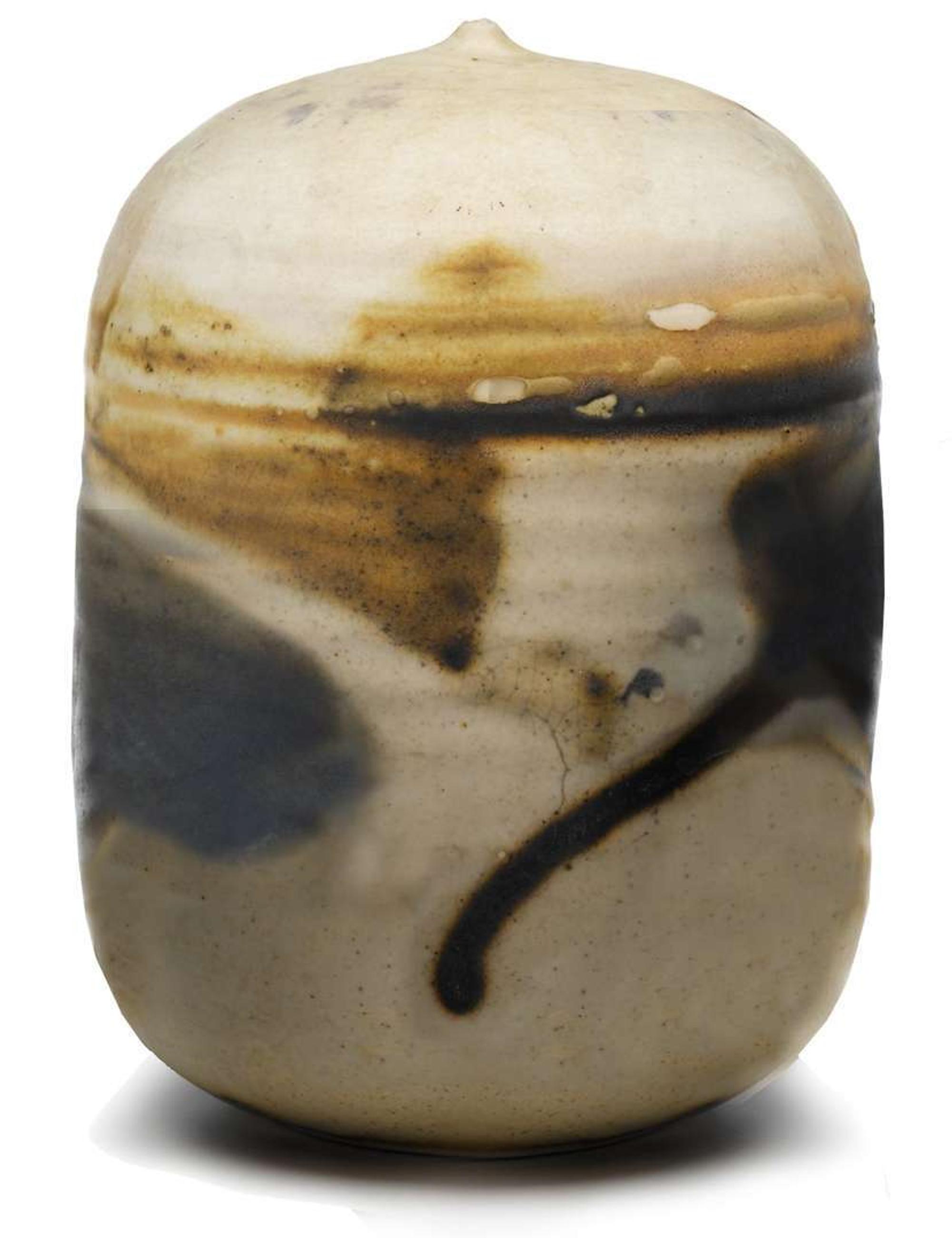 Glazed porcelain Moonpot toshiko takaezu (1922-2011)