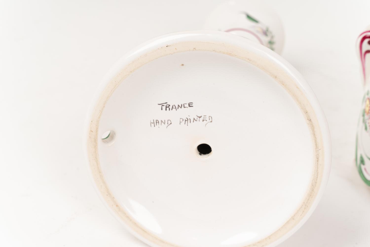 A Group of French Faience Table Articles