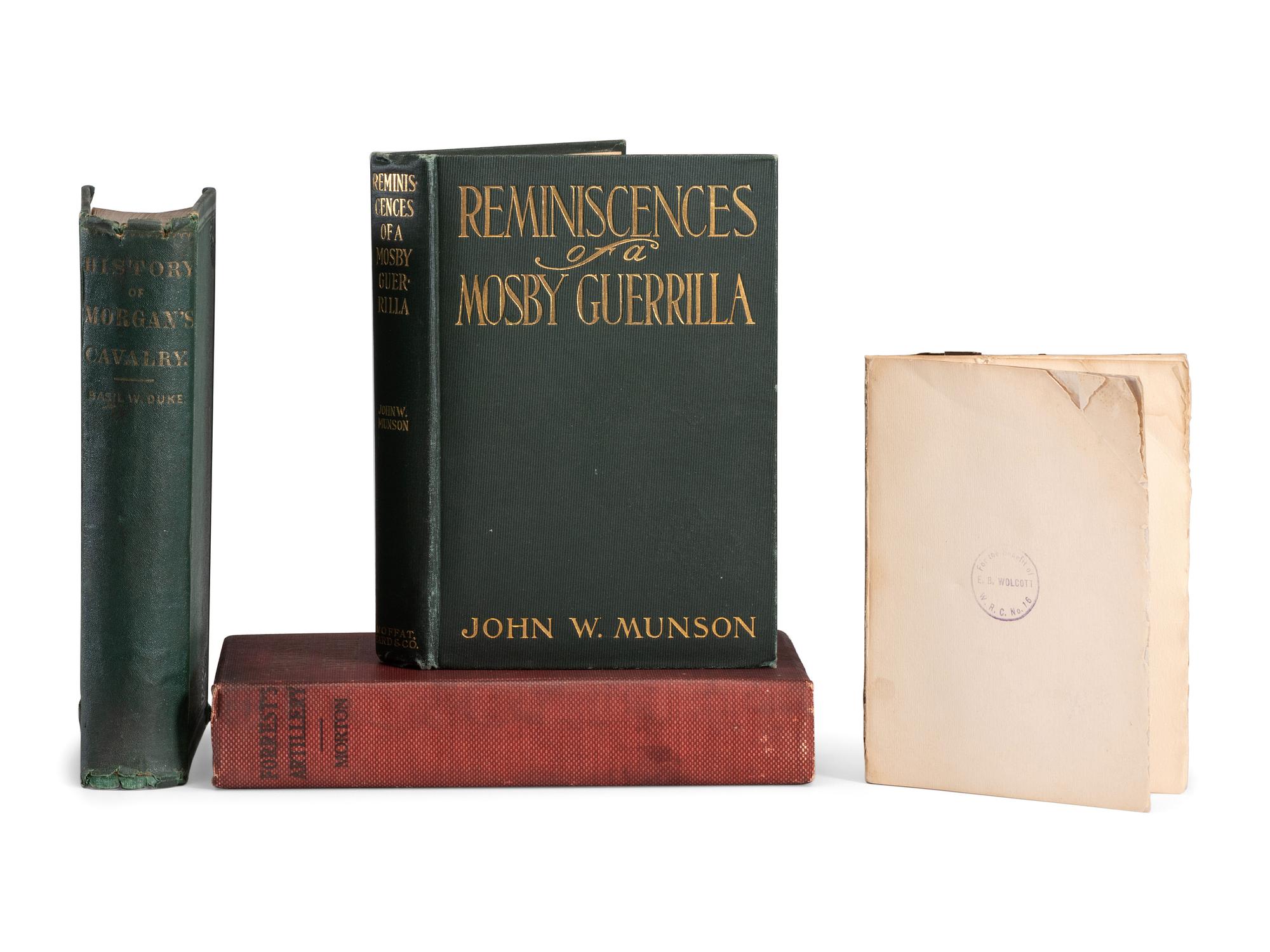 [CIVIL WAR - CONFEDERACY - REGIMENTAL HISTORIES]. A group of Confederate regimental histories, comprising: