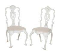 A Set of Eight Italian Painted Dining Chairs — EARLY 20TH CENTURY