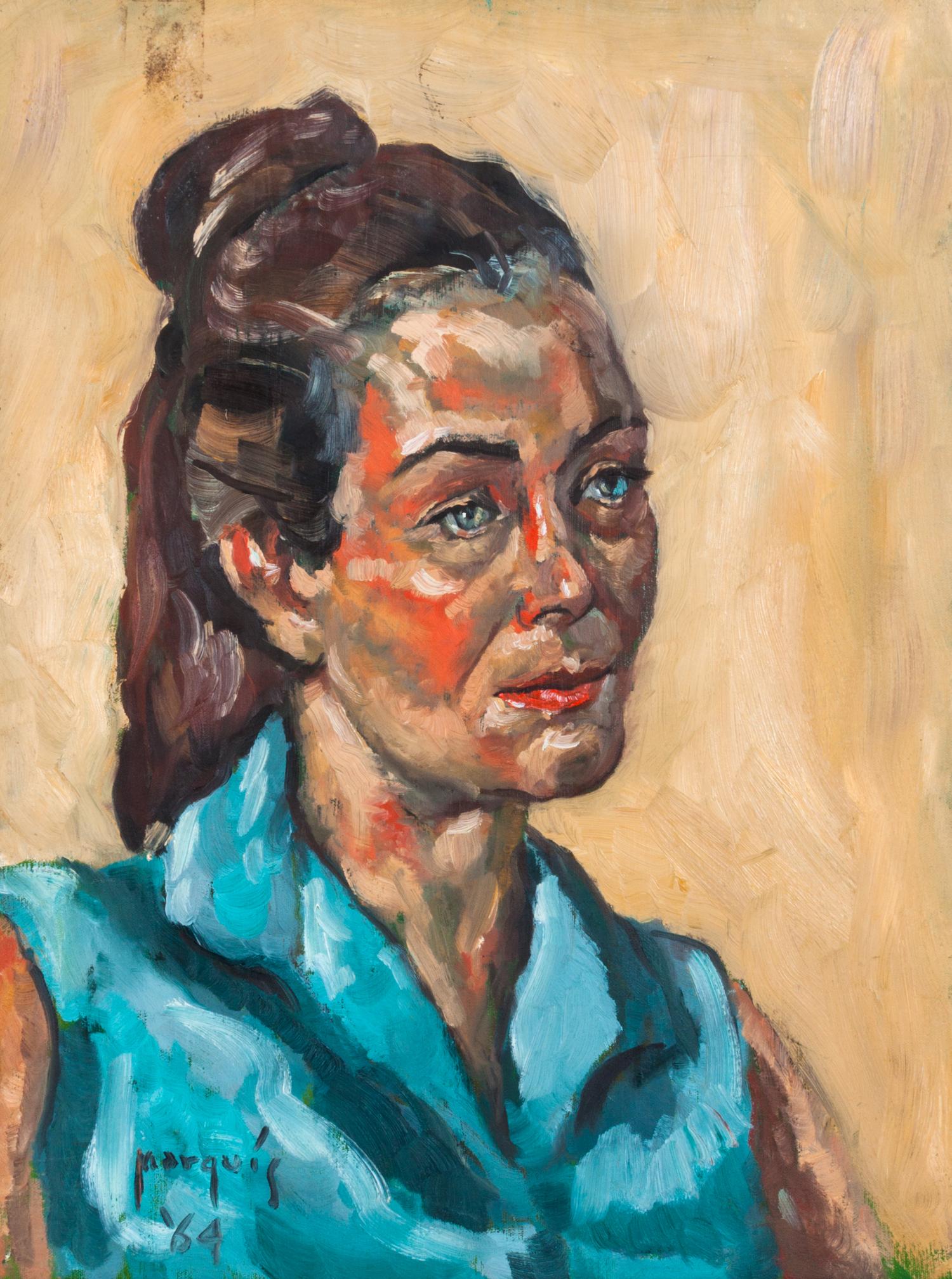 Paul Marquis, (American, 20th century), Portrait of Elinor Slosberg, 1964