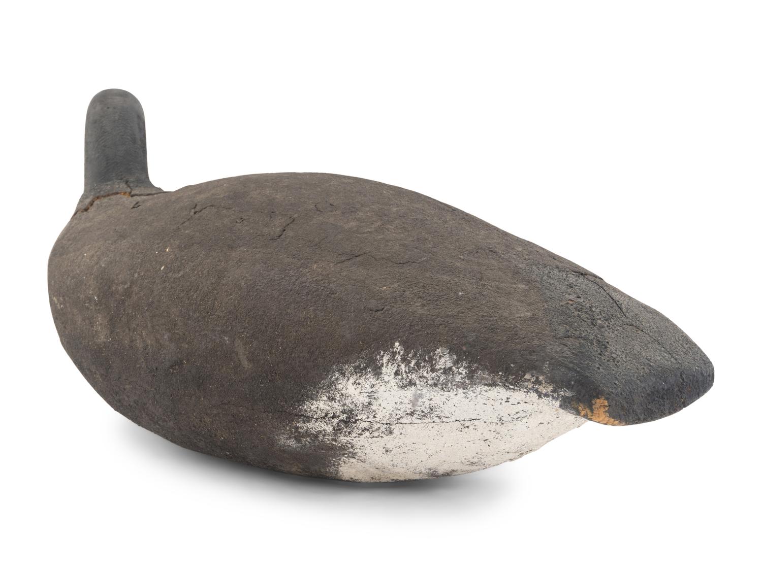 A Carved and Painted Wood Canada Goose Decoy