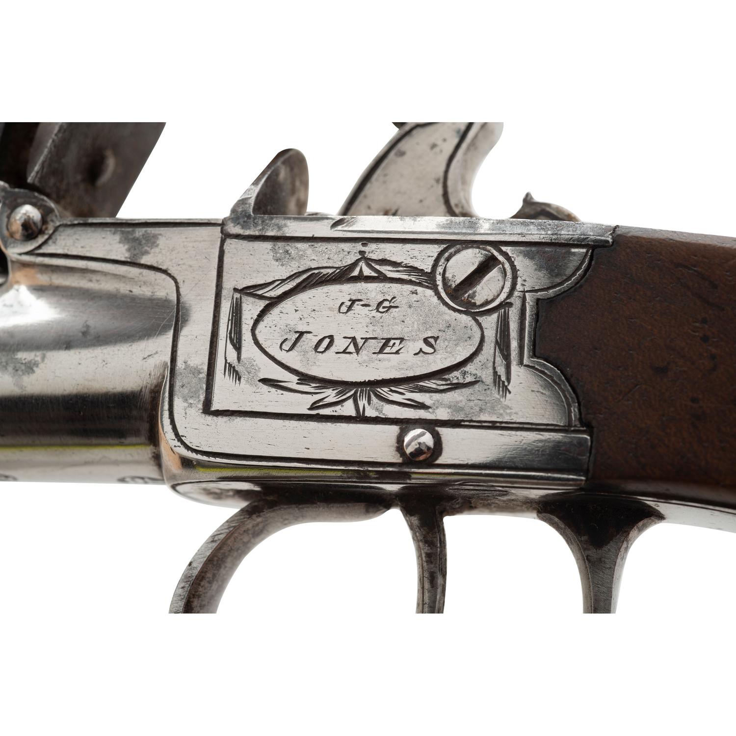 Lot of Three English Turn-Off Pistols