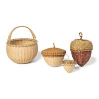 Northeastern Ash and Sweetgrass Baskets