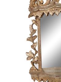 An Venetian Style Silvered Wood Grotto Mirror