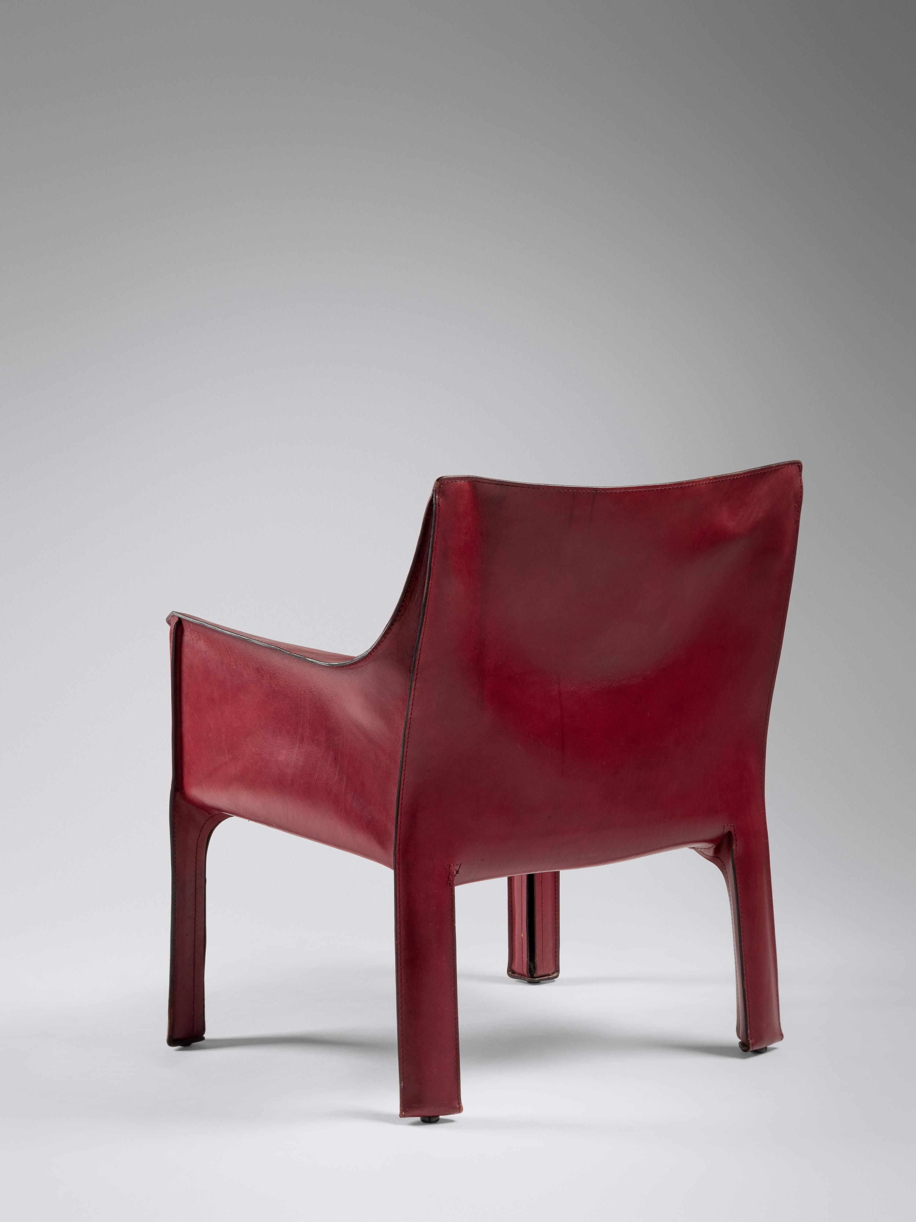 Pair of Cab Lounge Chairs Cassina, Italy
