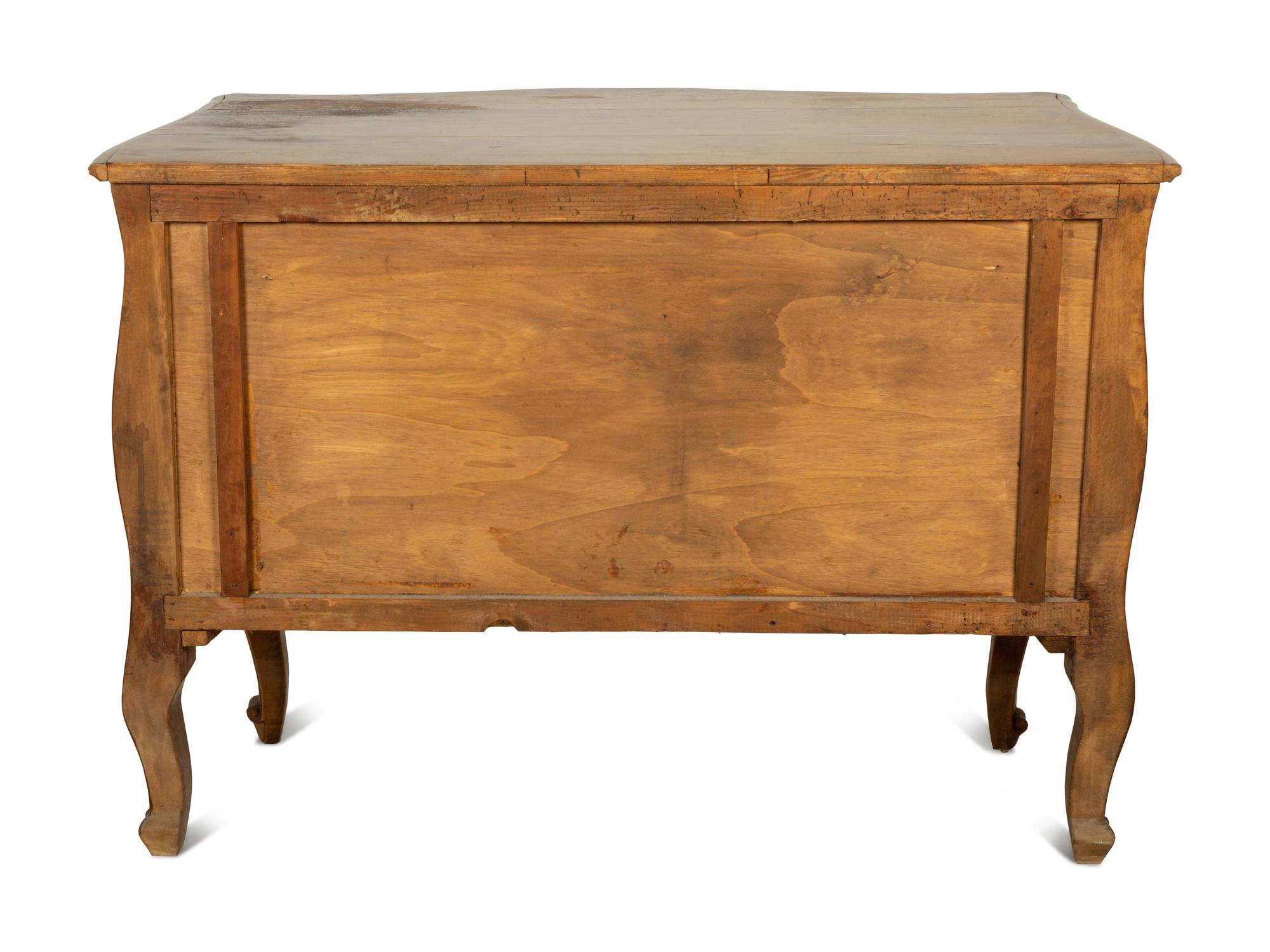 A Louis XV Provincial Style Walnut Commode