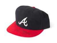 A Phil Niekro Autographed Baseball Hat Height of display case 8 x width 9 1/2 x depth 10 inches.
