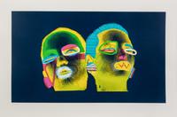 Ed Paschke, (American, 1939-2004), Indigo Deux, 1988