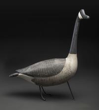 A Carved and Painted Wood Canadian Goose Decoy