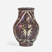 An earthenware baluster vase with lustre glaze Frederick Passenger and William De Morgan (English, 1839-1917), England, circa 1900