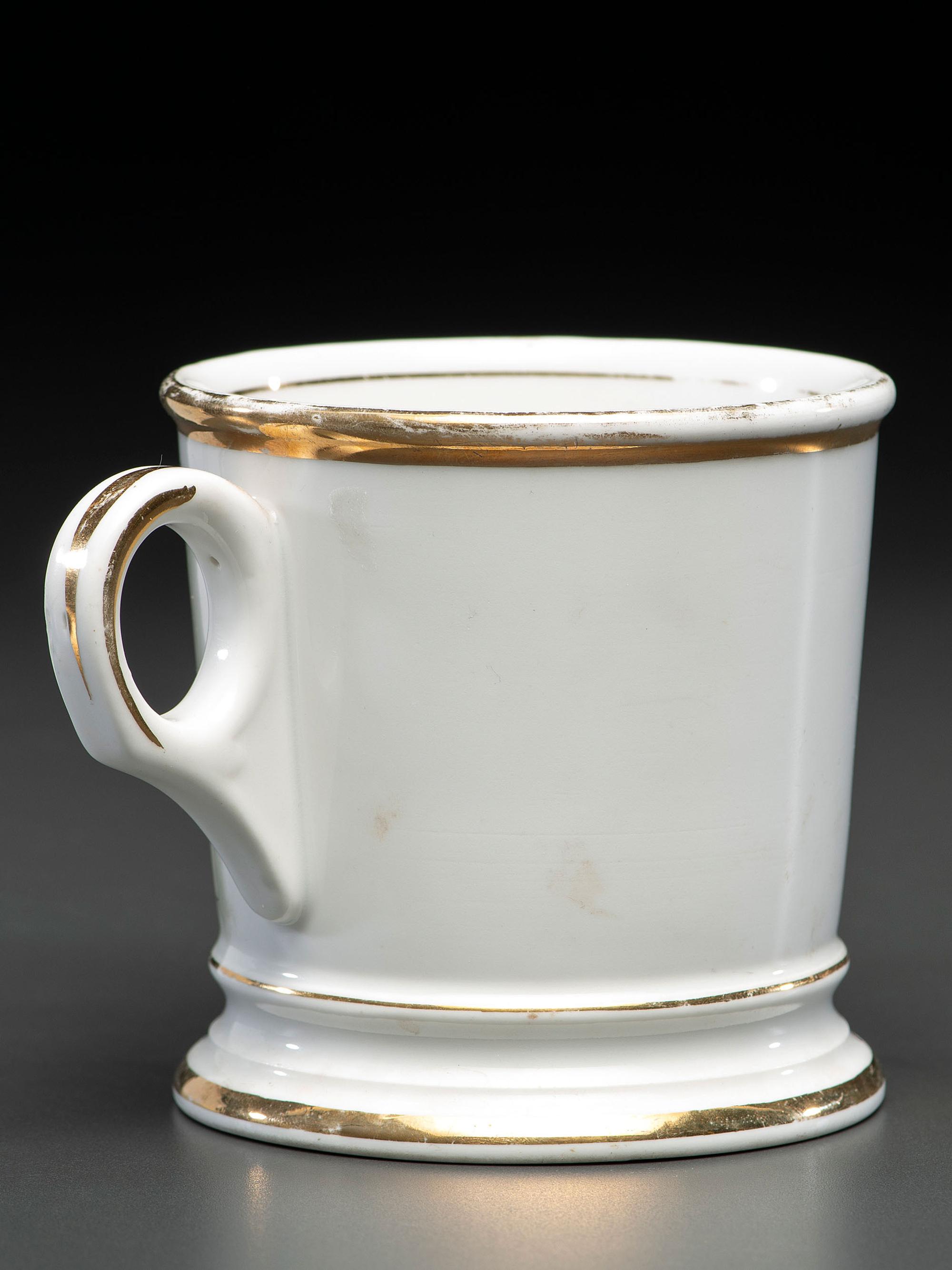 A Mailman's Porcelain Occupational Shaving Mug