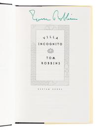 ROBBINS, Tom (b. 1932). A group of 5 FIRST EDITION works by Robbins, MOST SIGNED, comprising: