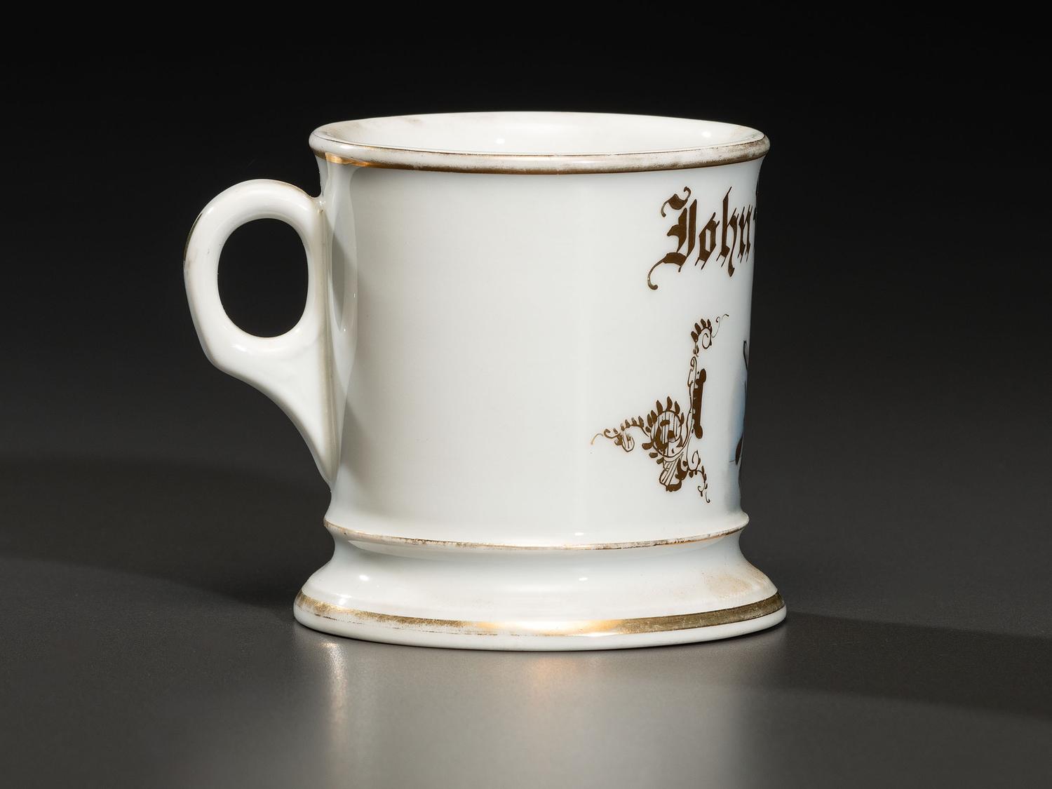 A Brewer's Porcelain Occupational Shaving Mug