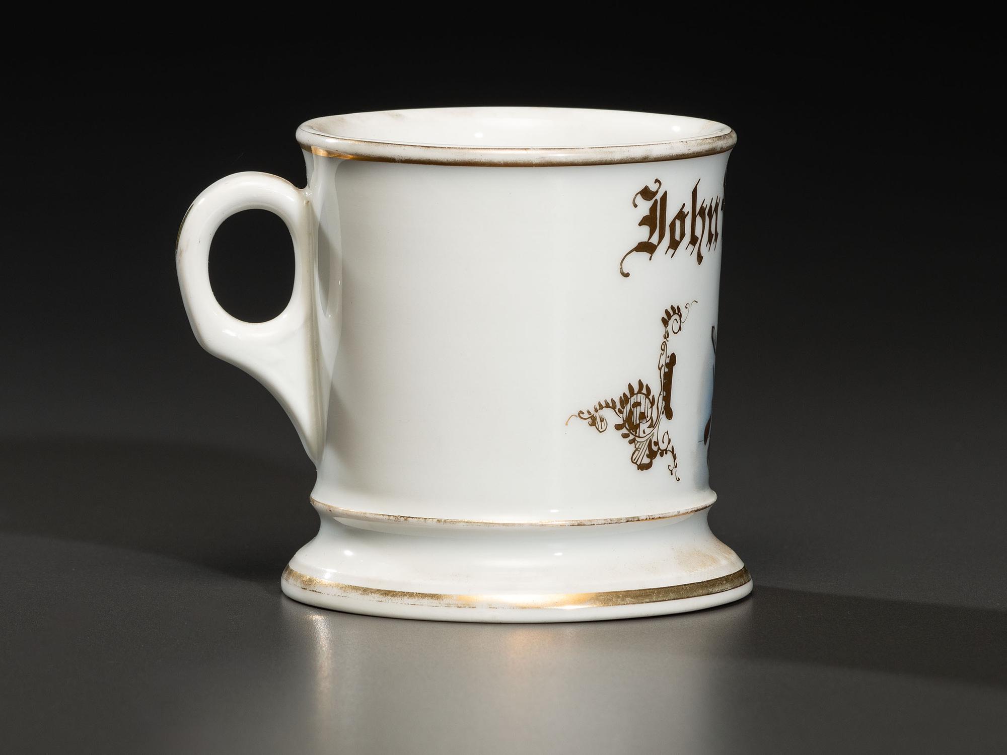 A Brewer's Porcelain Occupational Shaving Mug