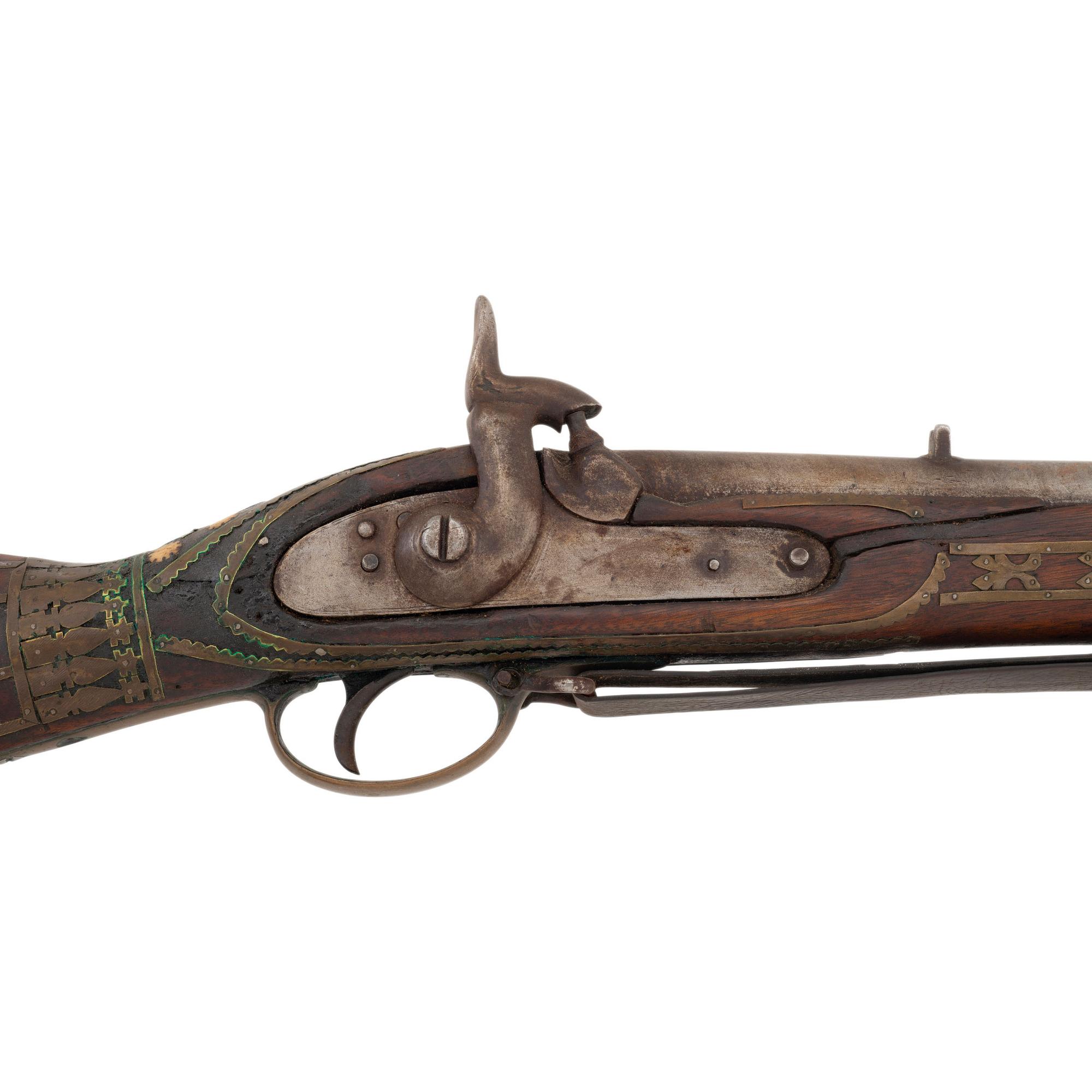 Enfield-style Musket with Decorated Stock