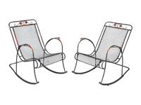 A Pair of Salterini Sea Island Group Rocking Chairs — 20TH CENTURY