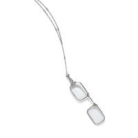 TIFFANY & CO., PLATINUM AND DIAMOND LORGNETTE