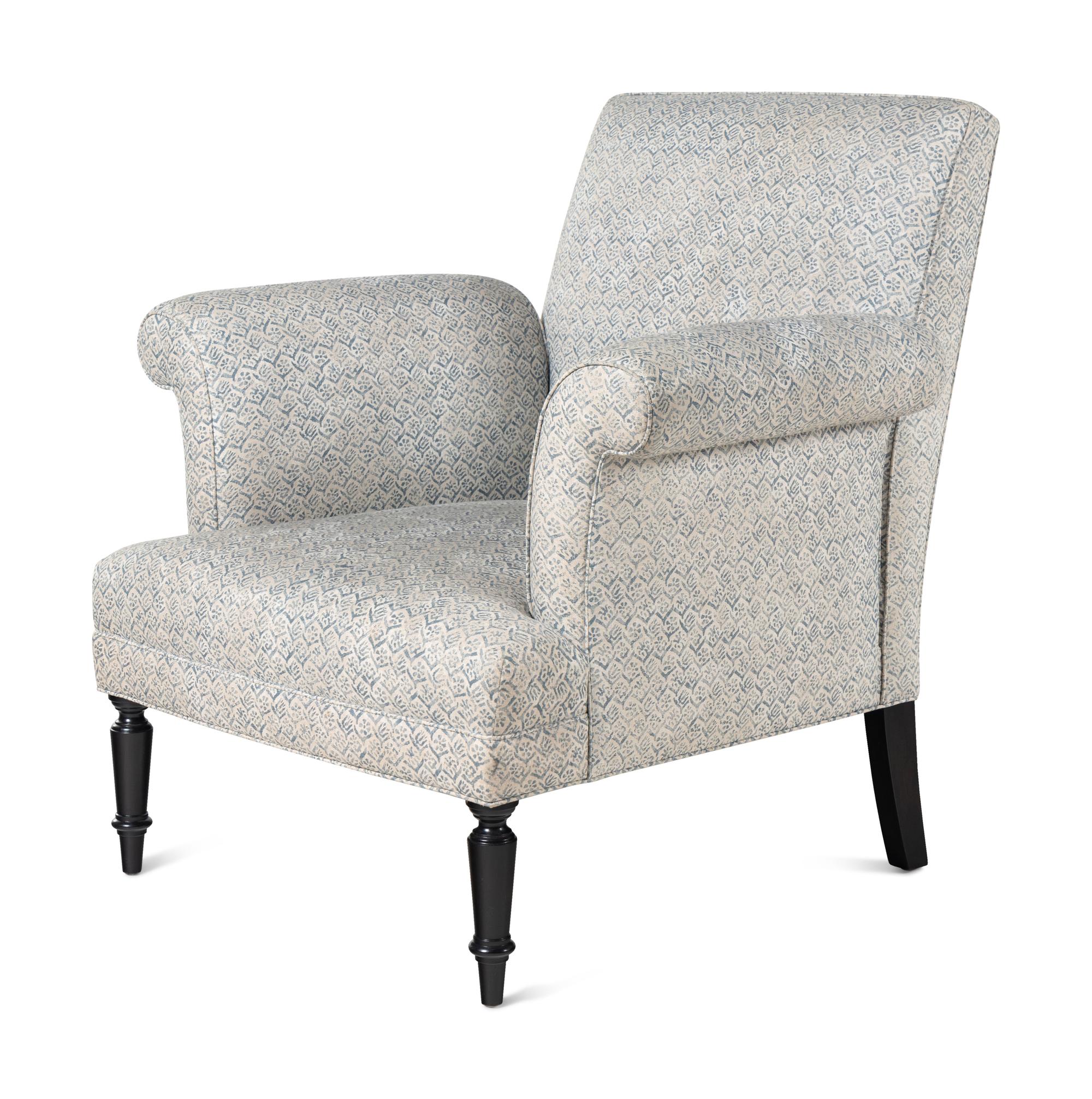 A Pair of Contemporary Custom-Upholstered Armchairs