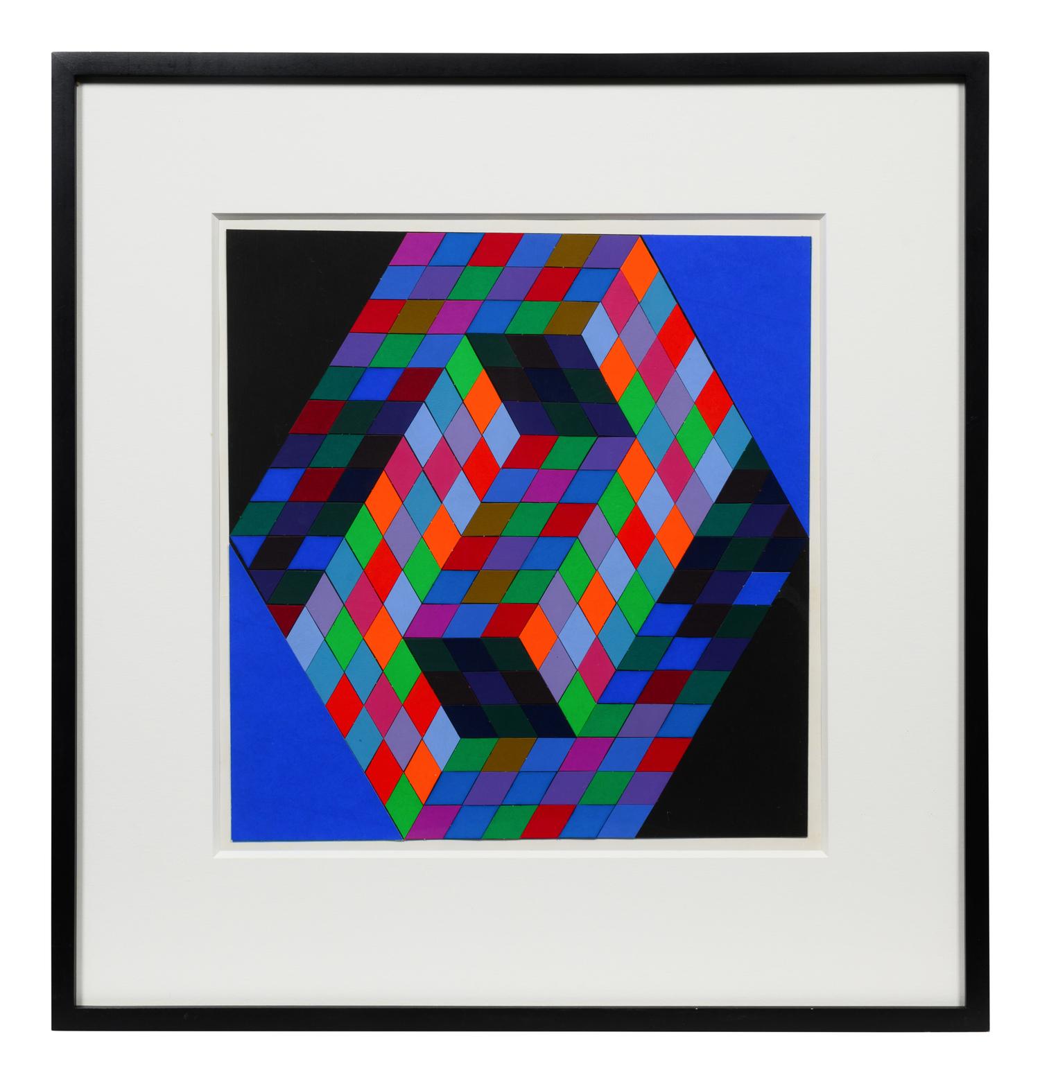 Untitled (22 color study for poster) , c. 1970