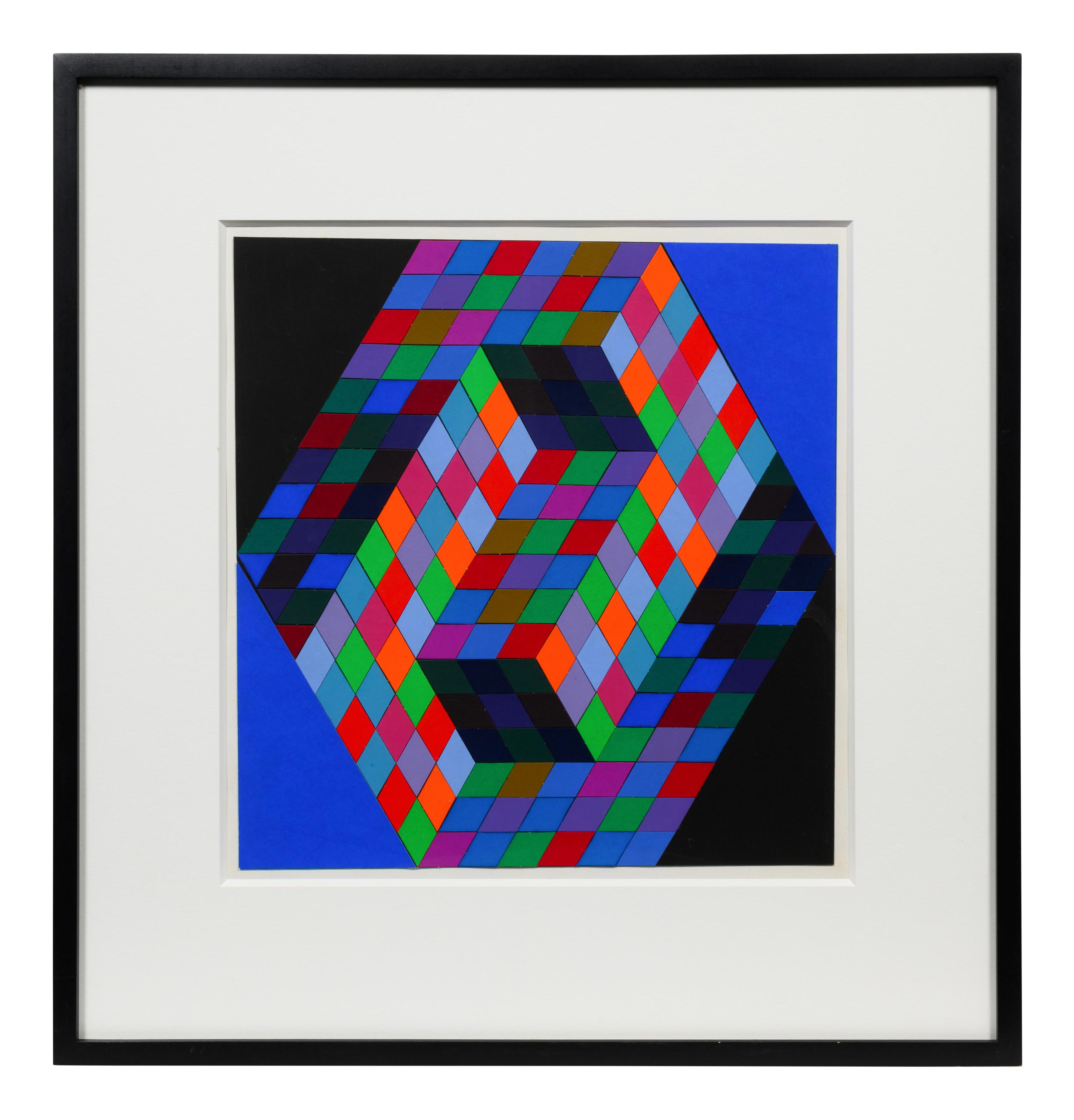 Untitled (22 color study for poster) , c. 1970