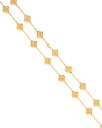 VAN CLEEF & ARPELS, YELLOW GOLD 'VINTAGE ALHAMBRA' NECKLACE