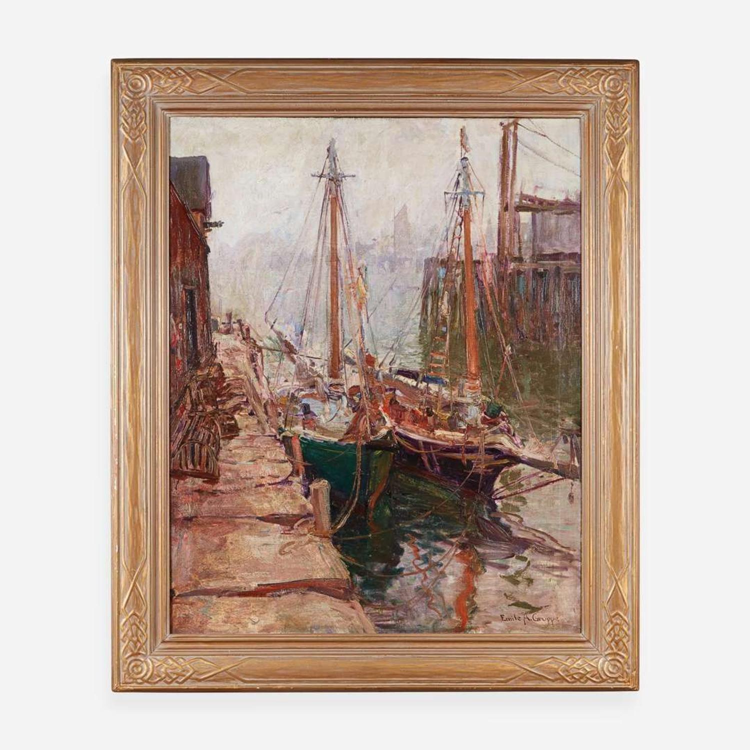 Emile Albert Gruppe (American, 1896–1978) Waiting for the Tide to Rise