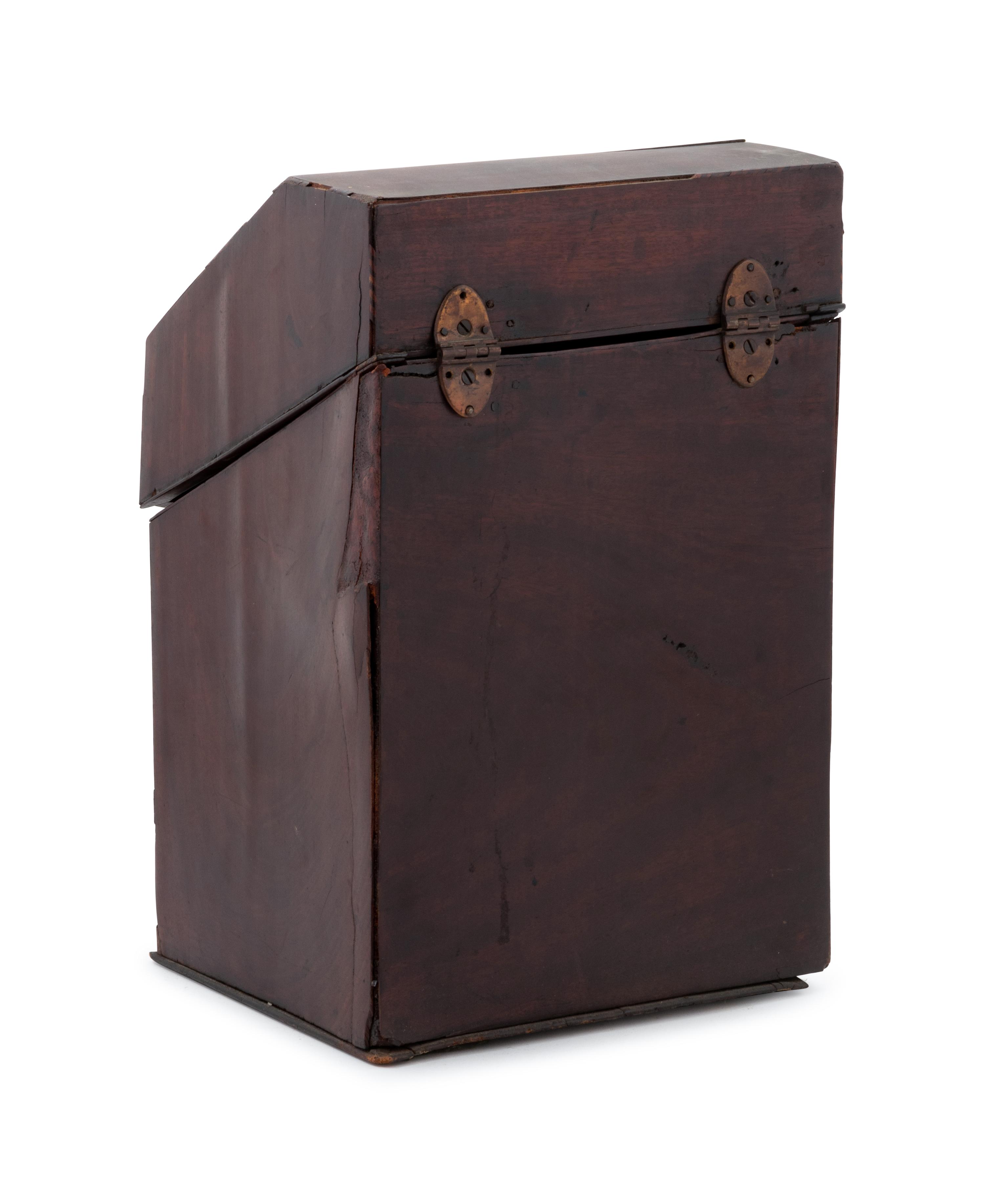 A George III Mahogany Knife Box