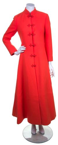 A Saks Fifth Avenue Coral Coat,