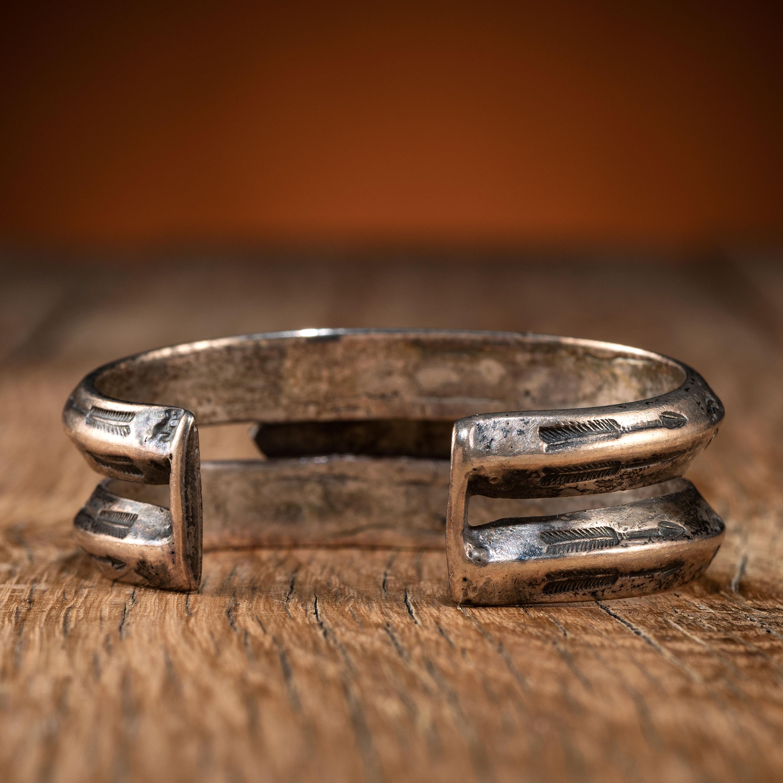 Navajo Silver and Turquoise Cuff Bracelet