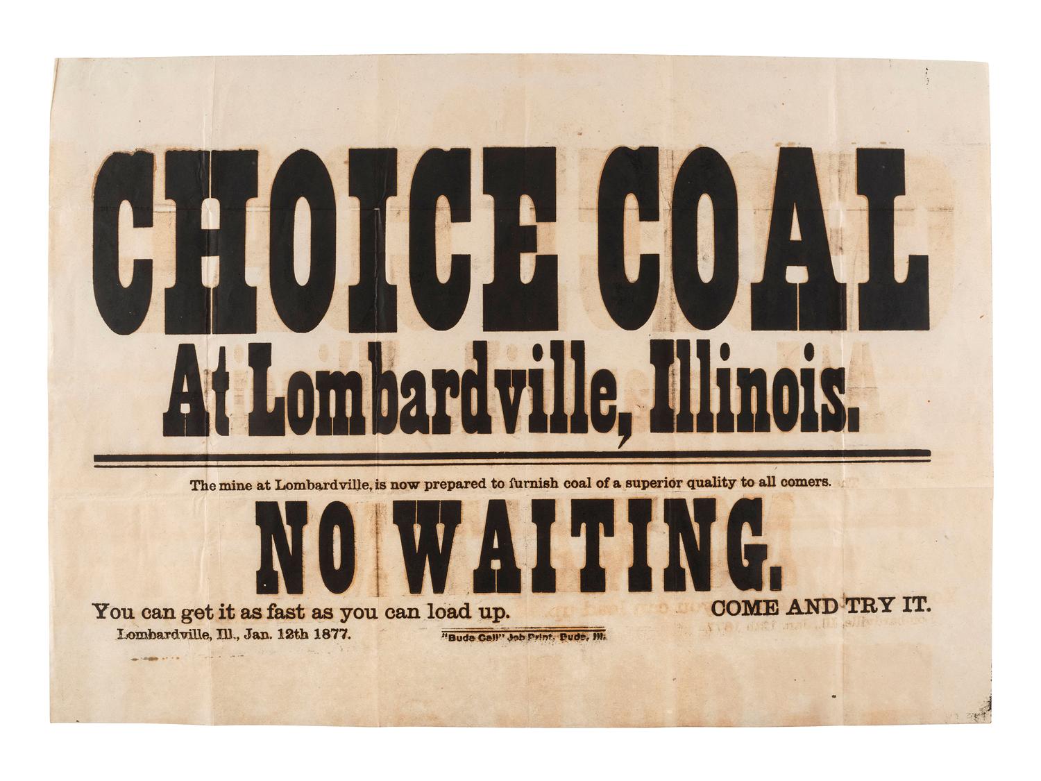 [ADVERTISING]. A group of 19th-century broadsides, handbills, and other advertising-elated ephemera.