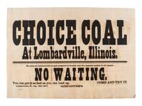 [ADVERTISING]. A group of 19th-century broadsides, handbills, and other advertising-elated ephemera.