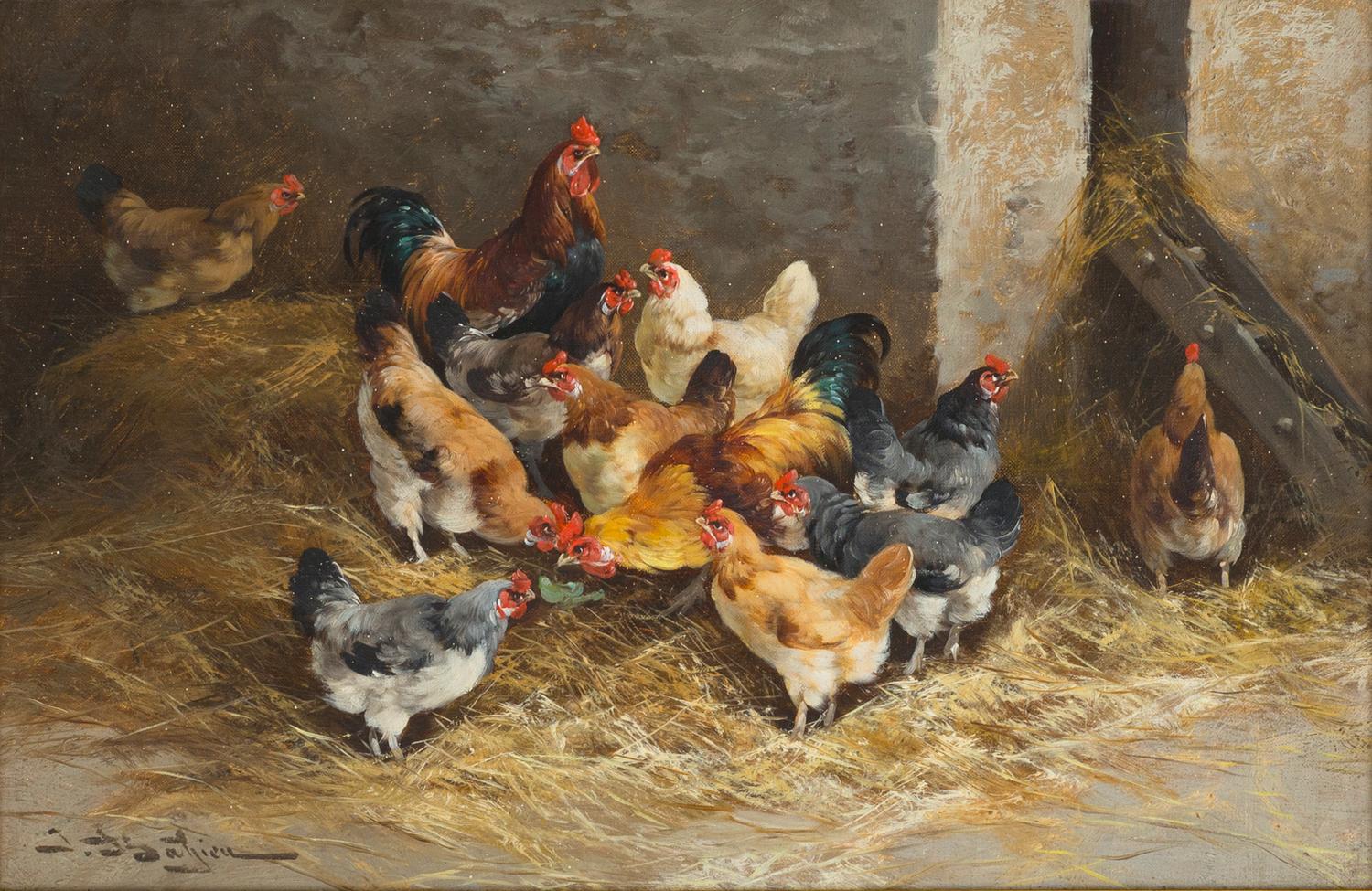 Chickens in a Coop