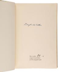 WEST, Nathanael (1903-1944). The Dream Life of Balso Snell . Paris & NY: Contact Editions, 1931.