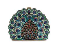 Judith Leiber Peacock Minaudière