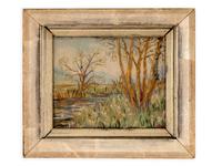 Two Framed English Needlepoint Pictures — 19TH/20TH CENTURY