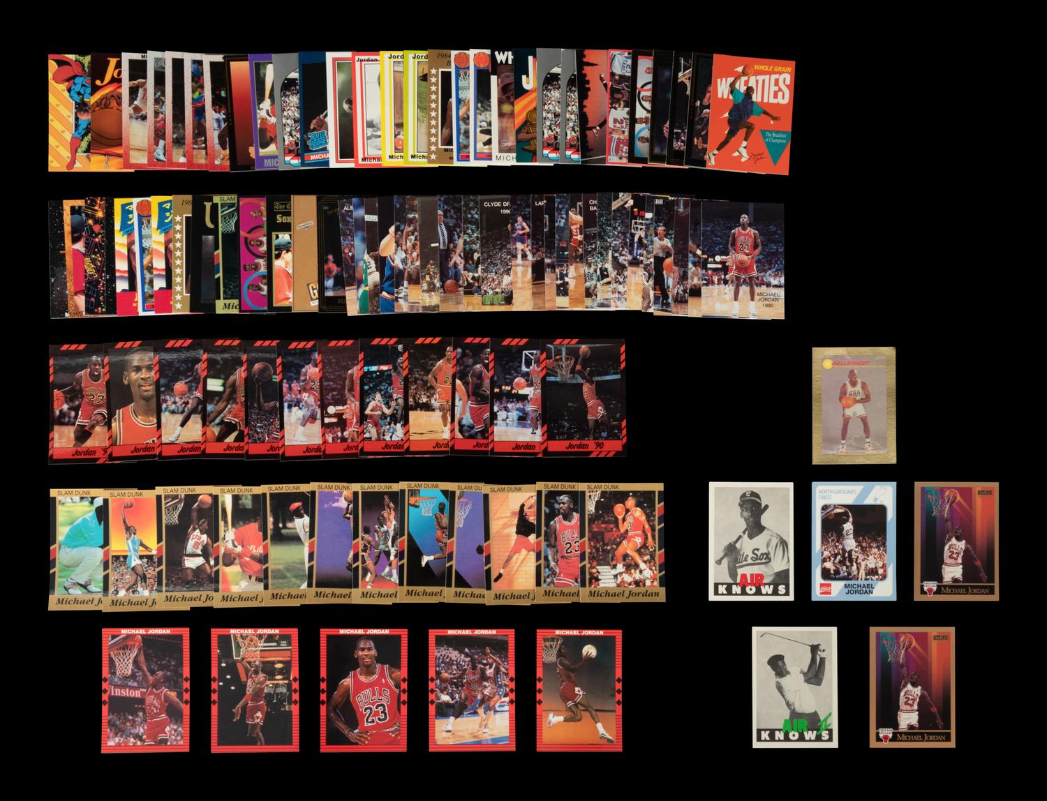 A Large Group of Assorted 1980s-90s Unlicensed Michael Jordan Basketball Cards