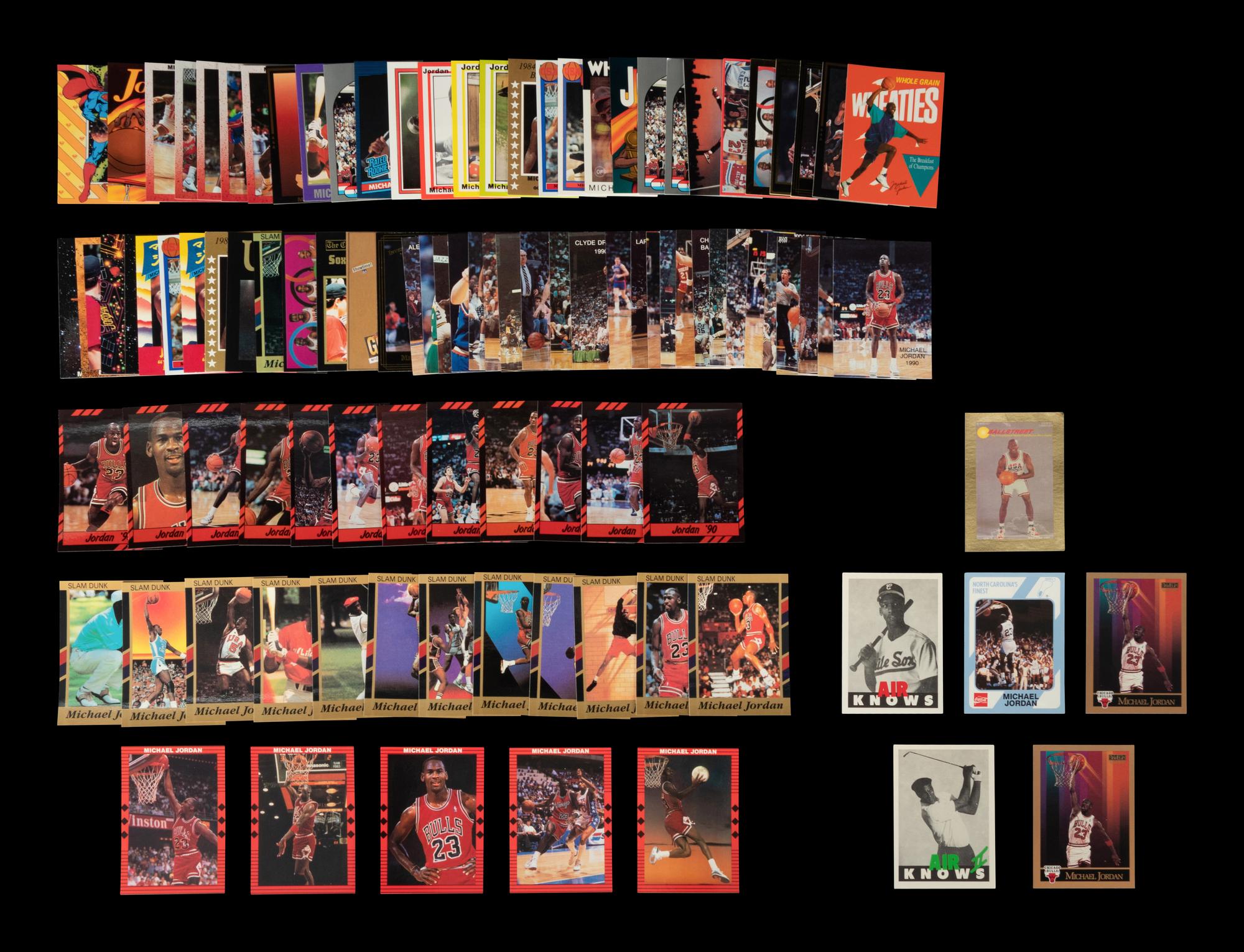 A Large Group of Assorted 1980s-90s Unlicensed Michael Jordan Basketball Cards