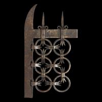Samuel Yellin (American, b. Ukraine, 1884-1940) "Sketch in Iron", a Study for a Fire Screen for George Matheson Jr., Pittsburgh, Pennsylvania, circa 1925