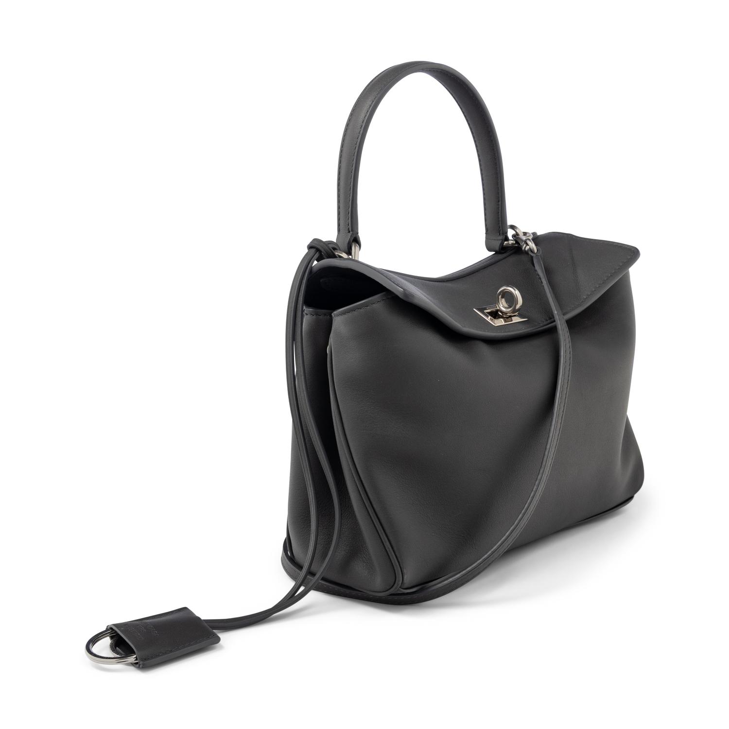 BALENCIAGA, GREY MINI RODEO BAG