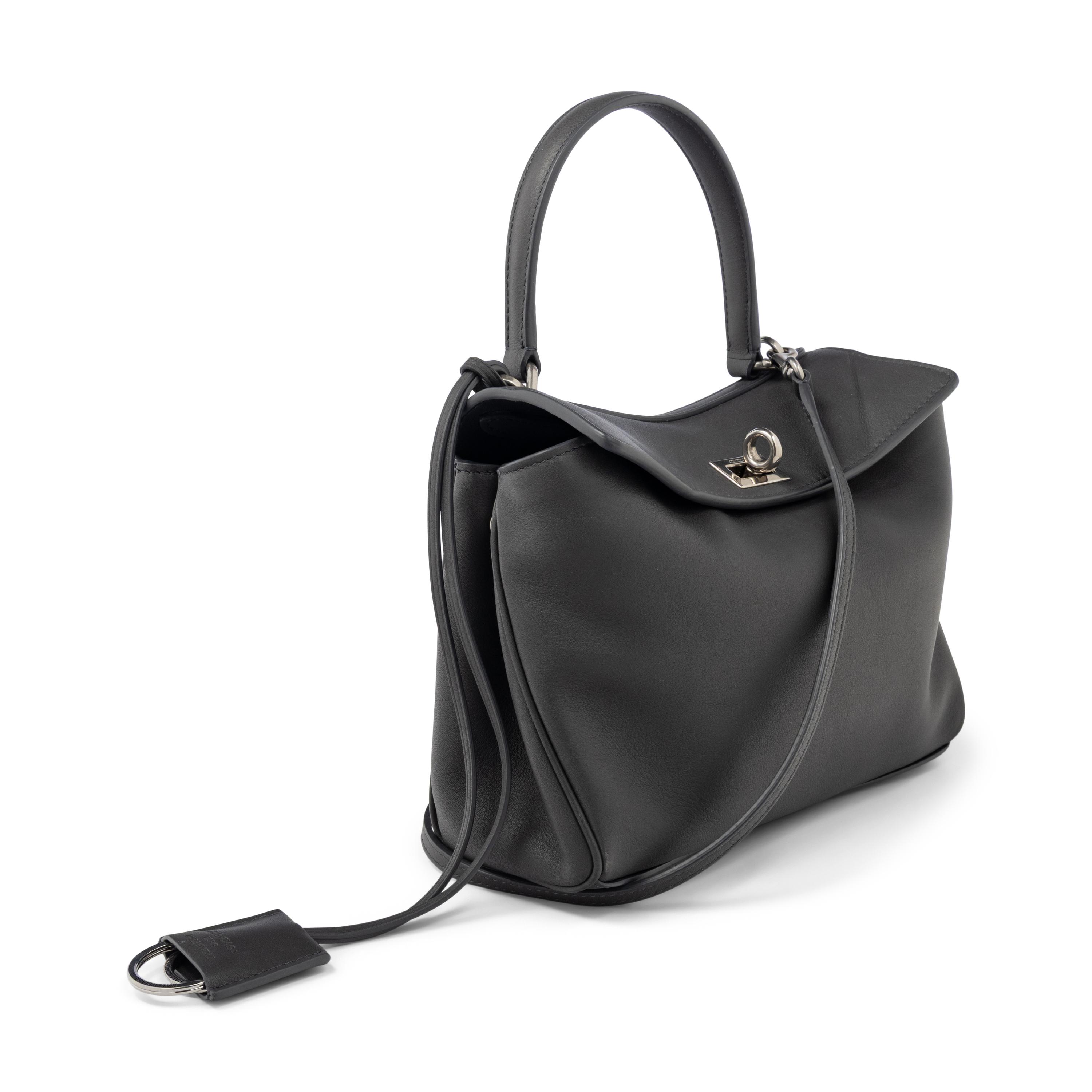 BALENCIAGA, GREY MINI RODEO BAG