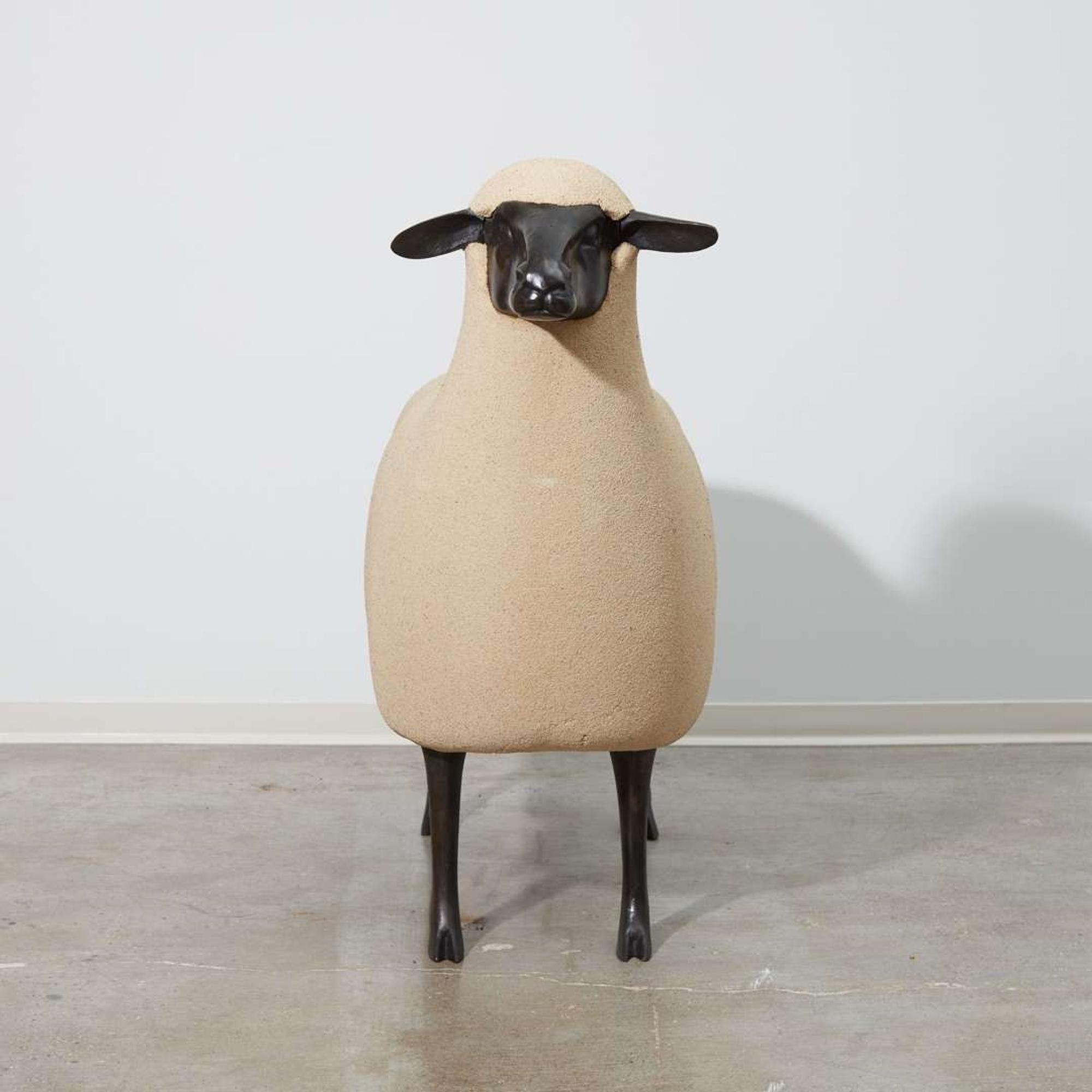 François-Xavier Lalanne (French, 1927-2008) Two Moutons de Pierre