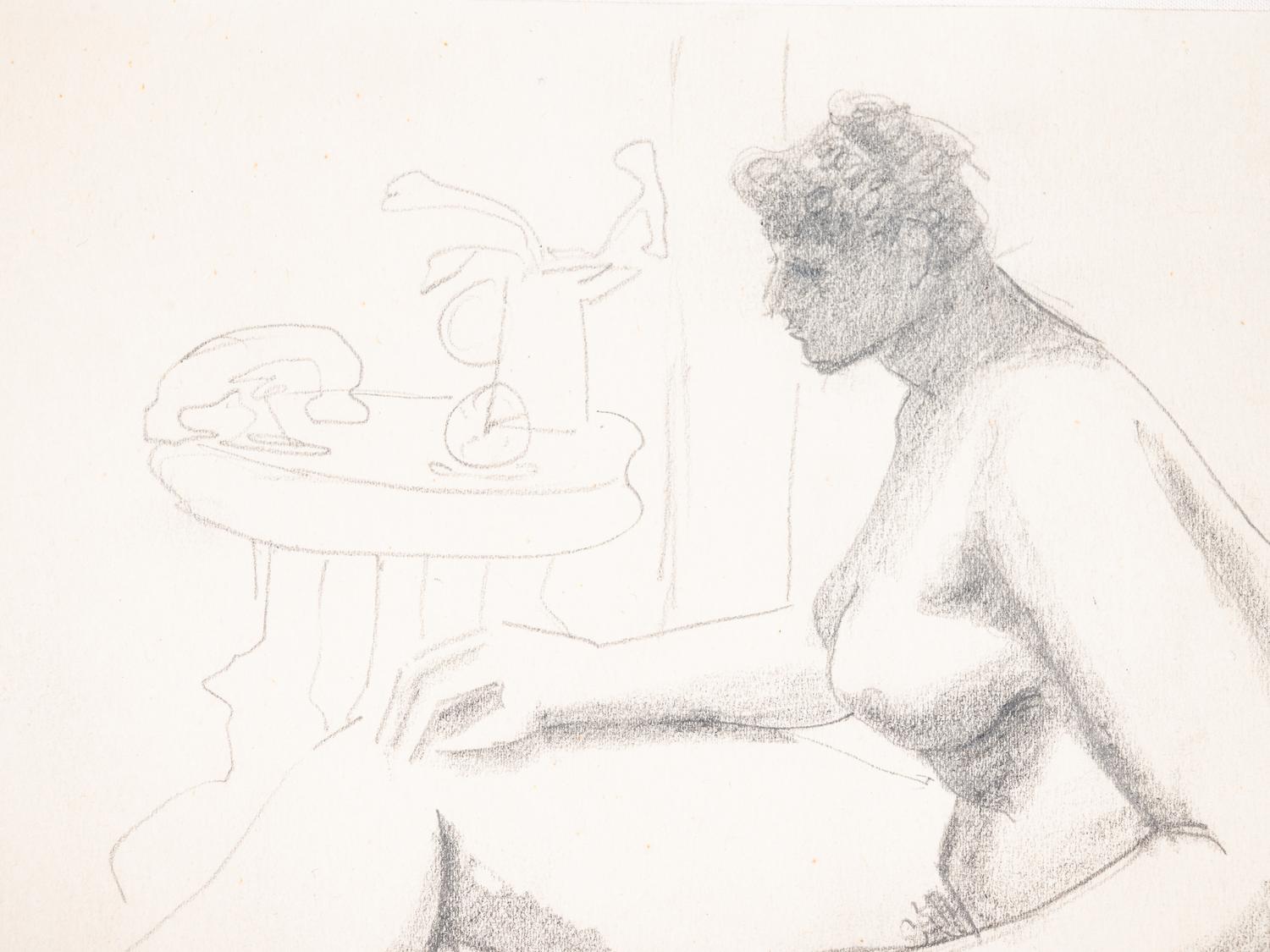 Seated Nude (Alert Nude), c. 1938