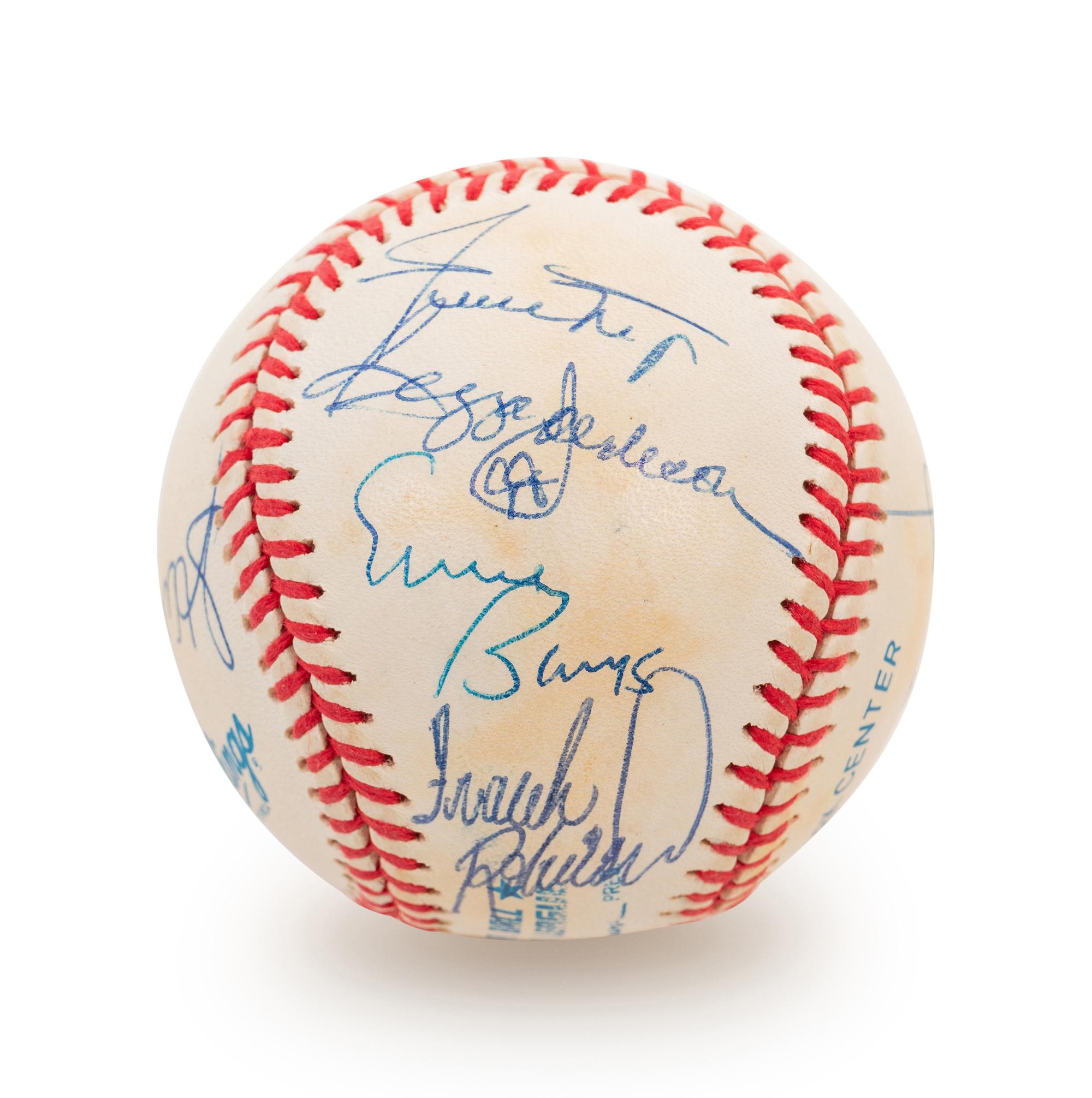A 1980s 500 Home Run Club Signed Autograph Baseball Featuring 11 Autographs (PSA Authentic)