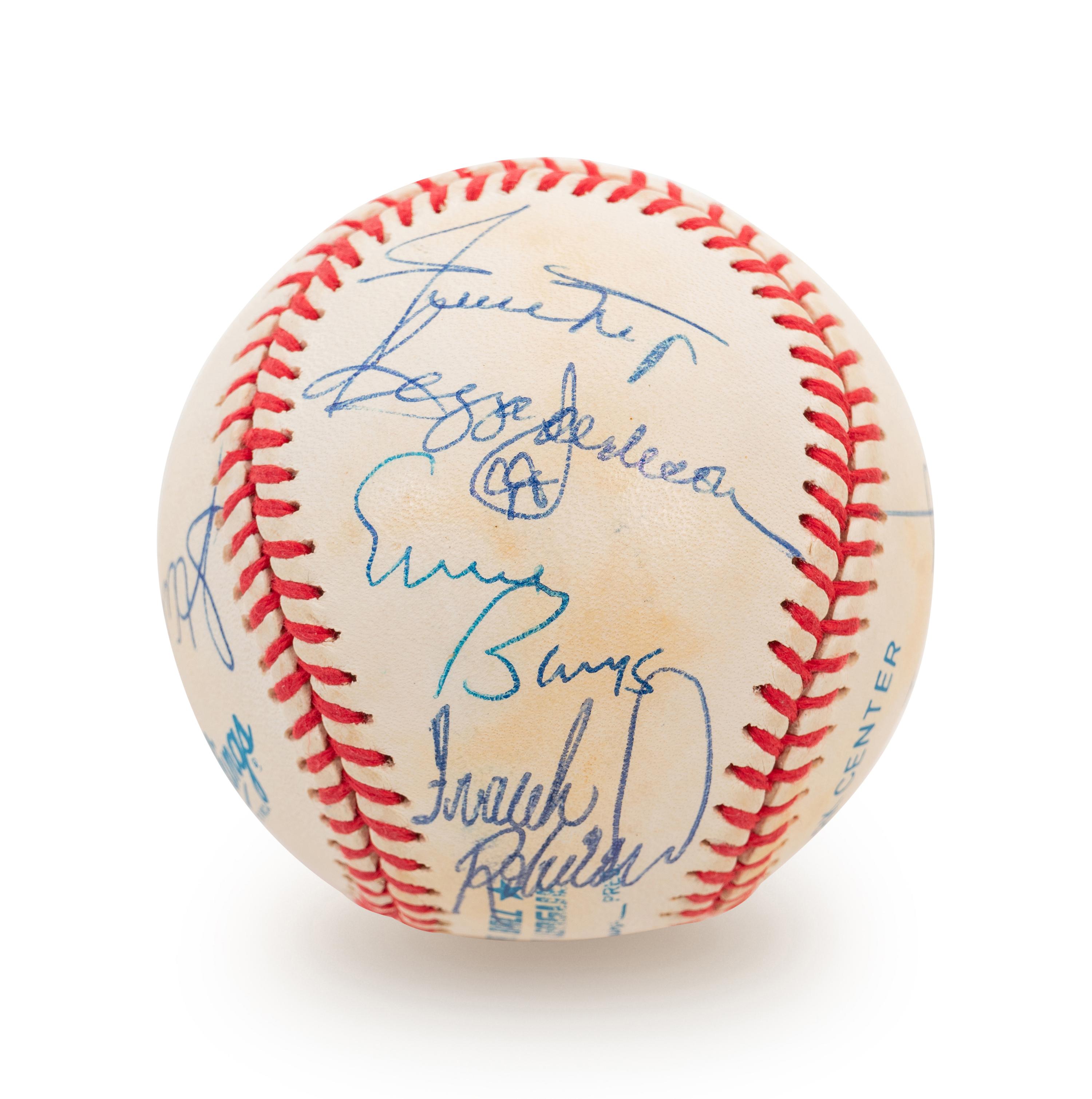 A 1980s 500 Home Run Club Signed Autograph Baseball Featuring 11 Autographs (PSA Authentic)